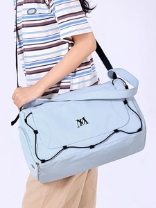 Sac de Voyage en Nylon Grande Capacité Pour Femmes Sac de Sport Imperméable Avec Séparation Sec-Humide Décontracté
