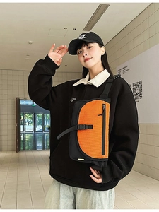 Borsa a Tracolla in Nylon a Griglia Impermeabile Color Block Casual Quotidiana Tracolla Streetwear Crossbody per Uomo Donna Piccola Borsa Quadrata