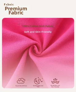 Macro shot of breathable rose pink double-layered knitted cotton fabric for kids shorts