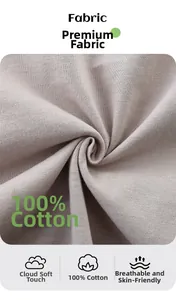 Gros plan du tissu 100% coton tricoté montrant la texture respirante pour enfant