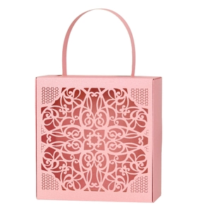 Elegant Laser Cut Hollow Lace Wedding Favor Candy Box Artificial Pearl Paper Gift Bag Style Candy Box For Wedding Party Supplies