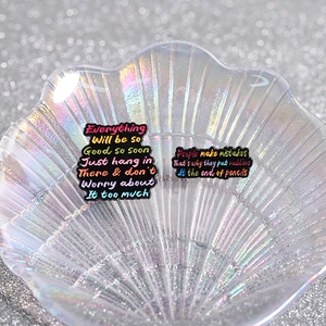 Motivational enamel pins with colorful quotes on black zinc alloy badges for daily style