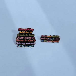 Emaille Pin Legierung Inspirierende Zitate Abzeichen Revers Brosche Für Kleidung Rucksäcke Täglicher Schmuck Geschenk Für Unisex Erwachsene