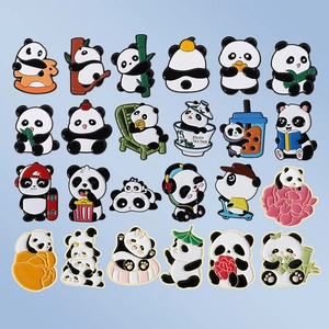 Cute Cartoon Panda Enamel Pin Brooch Animal Badge Jewelry Accessory Zinc Alloy Decorative Lapel Pin For Backpack Clothing