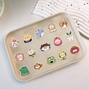 50 pieces of waterproof cartoon animal stickers for laptop and guitar decoration