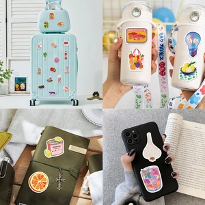 50 Mediterranean aesthetic waterproof stickers for decorating luggage and laptops