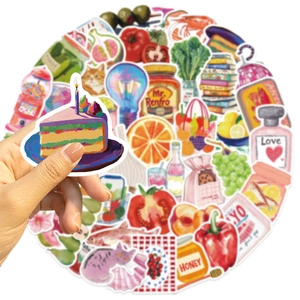 50pcs Mediterranean aesthetic waterproof stickers for guitar and luggage decoration