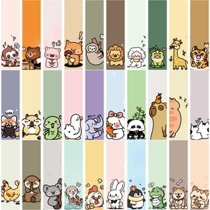 30 simpatici segnalibri animali con illustrazioni creative per agende e lettura