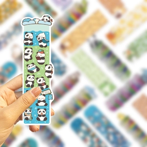 Pack de 30 marcapáginas de panda en papel impermeable para lectura y decoración DIY