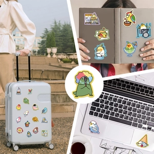 70 PCS adesivi per pappagalli per decorare laptop e chitarre impermeabili e valigie