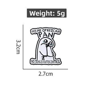 Detailed size chart for the Flork badge showing 3.2cm height and 2.7cm width dimensions