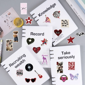 100 stickers Y2K downtown girl pour ordinateur et guitare en vinyle imperméable