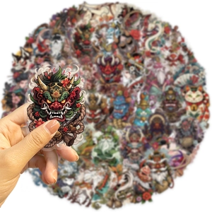 50 wasserdichte japanische Cartoon-Tattoo-Aufkleber aus transparentem PET für Planer