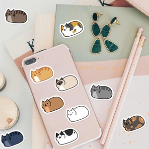Lot de 500 autocollants de chats variés pour scrapbooking et décoration de téléphone