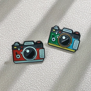 Retro Camera Enamel Pin Creative Photography Camera Brooch Vintage Metal Badge For Clothes Backpack Travel Jewelry Gift