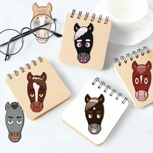 DIY colorful cartoon horse head stickers for stationery and phone case decoration