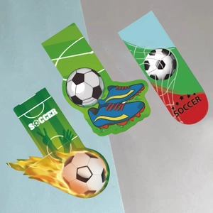 Lot de 3 marque-pages magnétiques de football avec designs sportifs pour les lecteurs