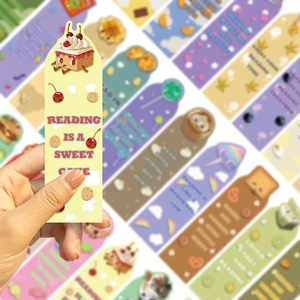 Set di 30 segnalibri carini con animali e dolci per lettura creativa e decorazione DIY
