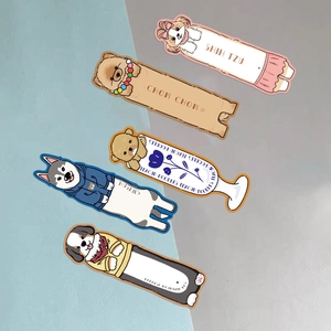 30pcs cute cartoon dog bookmarks with Shih Tzu and Husky motifs for DIY stationery