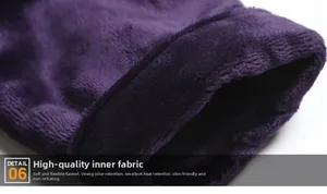 Close-up of soft purple flannel fabric showing plush texture and heat-retaining fibers