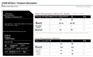 Detailed size chart for summer printed silk robe set with measurements in centimeters