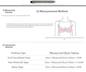 Guide des tailles pour pyjama en satin avec instructions de mesure et tableau détaillé