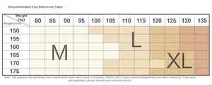 Size chart for women's V-neck silk nightdress with height and weight reference table