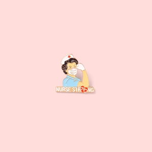 Épinglette en Émail Nurse Strong Be Your Best Self Dessin Animé Rosie The Riveter Broche en Alliage Bijoux De Motivation Cadeaux Pour Femmes Accessoires d'Uniforme