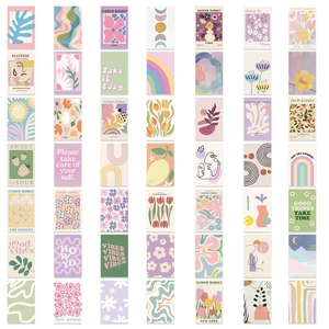 Esthetische PVC Waterdichte Stickers Voor Laptop Bagage Scrapbook Kunst Decals Matisse Bloemenmarkt Stickers Voor Volwassenen