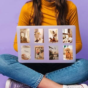 52 stuks beige vintage posters stickers voor laptops en waterbestendige DIY-decoratie