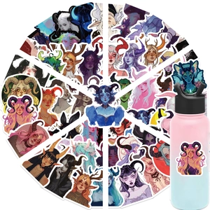 Autocollants de sorcière imperméables sur gourde et stickers décoratifs pour ordinateur