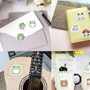 Rouleau de 500 autocollants grenouilles pour scrapbooking et étiquettes décoratives