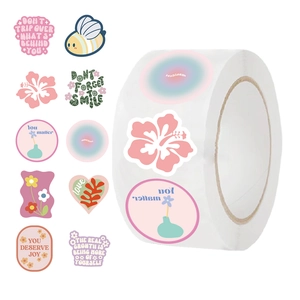 Decorative Washi Tape Roll Inspirational English Quotes Floral Bee Patterns For Scrapbooking DIY Crafts Envelope Seals