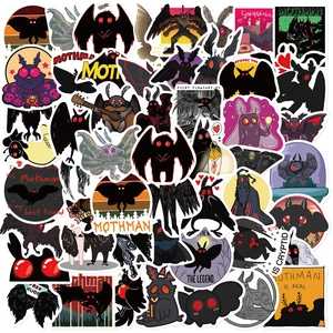 Mothman Cartoon Cryptid Graffiti Stickers Waterproof Vinyl Decals For Laptop Luggage Guitar DIY Mystery Creature Decoration
