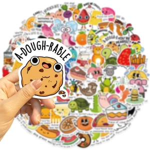 Set of 100 cute waterproof vinyl stickers for decorating laptops and luggage bags