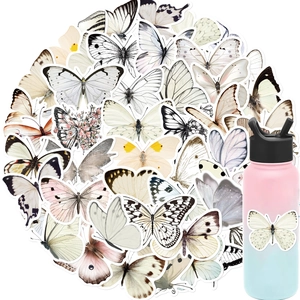 Kleurrijke vlinderstickers voor laptop en DIY decoratie met waterbestendig ontwerp