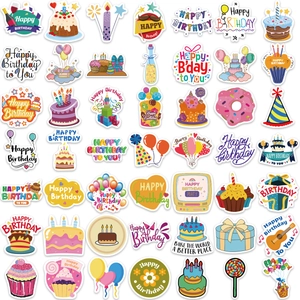 Lot de 100 autocollants de gâteaux et bonbons pour décoration de valise et bricolage DIY