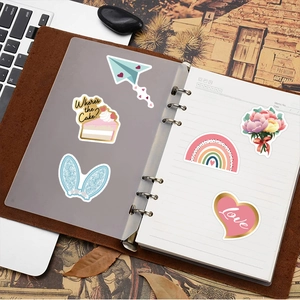 52 autocollants de mariage imperméables pour valises et guitares, décoration DIY