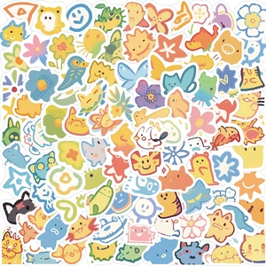 Cute Cartoon Waterproof PVC Stickers For Laptop Guitar Luggage Scrapbooking DIY Decoration Decals