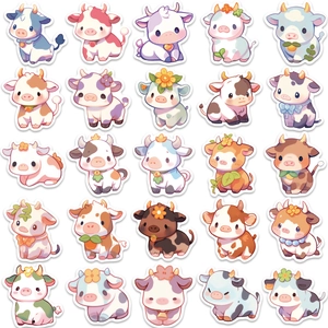50 pieces of waterproof rainbow calf graffiti stickers for laptops and guitar decoration