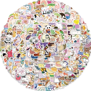 Lot de 600 autocollants de dessin animé étanches pour valise et décoration