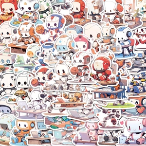 Pegatinas De Robot De Dibujos Animados Impermeables Para DIY Laptop Guitarra Equipaje Decoración Estilo Chibi Graffiti Calcomanías De Vinilo Para Niños Adolescentes Adultos