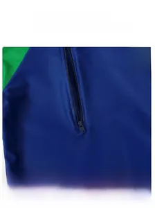 Close-up of smooth zipper closure and durable seams on the toddler dinosaur swimwear
