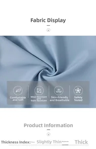 Detail of soft breathable light blue swimwear fabric with safety tested material quality