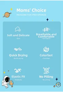 Détails du maillot de bain requin pour garçon montrant un tissu doux et respirant