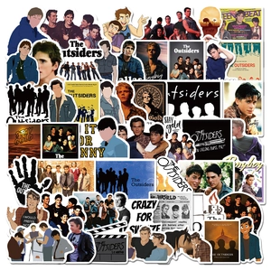 The Outsiders Movie Graffiti Stickers Waterproof PVC Decals For Laptop Luggage Guitar Skateboard Retro Character Sticker