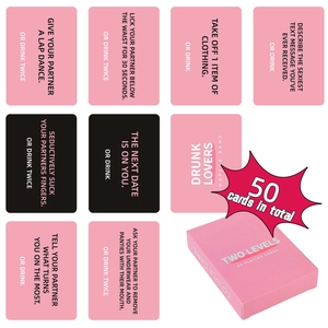 Carte Interattive in Carta per Gioco di Coppia Drunk Lovers per Appuntamenti Notte Romantica Divertimento per Adulti