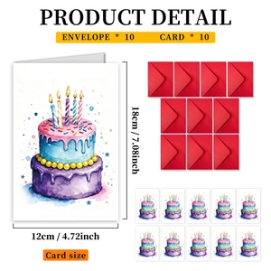 Dettaglio delle dimensioni 12x18cm per biglietti di auguri con illustrazioni
