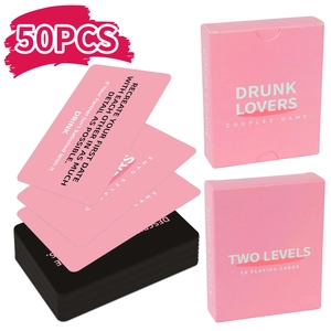 Gioco di carte interattivo per coppie con 50 carte rosa per sfide divertenti e appuntamenti