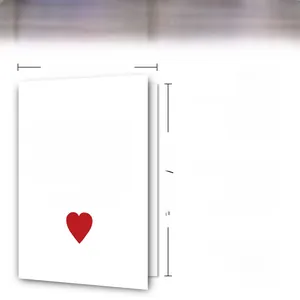 Detailed specs for 12x18cm engagement card set with 300GSM paper and envelope